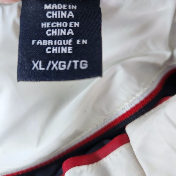 Tommy Hilfiger Puffer Vest Women's Size XL White Packable Zip Pockets - Picture 11 of 11